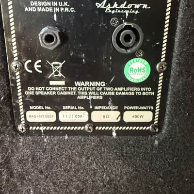 Ashdown MAG 410T DEEP 2002 - Original covering image 2