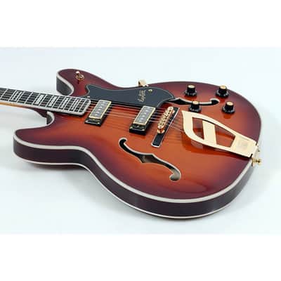 Hagstrom '67 Viking II Limited-Edition Hollowbody Electric Guitar Regular Vintage Sunburst image 2