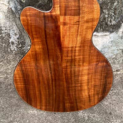 Goodman 16" Archtop 2022 Natural -Rare Koa back,sides and neck and Sitka spruce top. image 4
