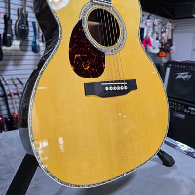 Martin OM-42L Standard Series Acoustic Guitar - Natural Aging Toner (2025) Left Hand w/OHSC & PLEK*D #976 image 1