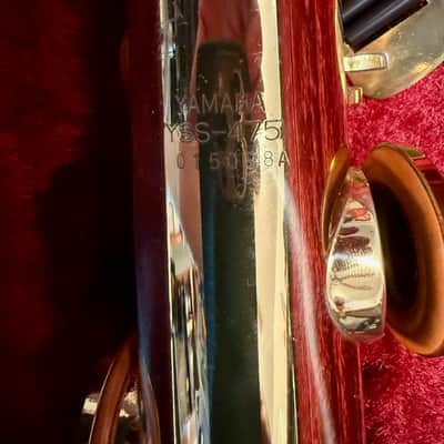 Yamaha YSS-475 Soprano Saxophone 2000s - Brass image 8