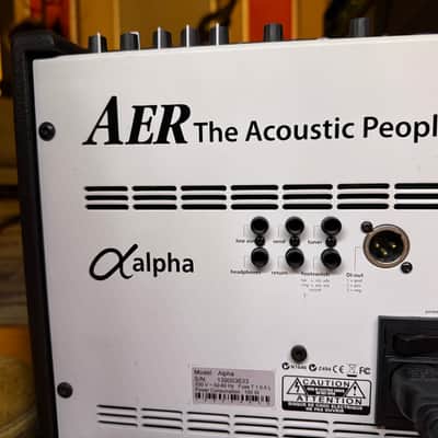 AER Alpha 2-Channel 40-Watt 1x8" Acoustic Guitar Combo 2020s - Black image 3