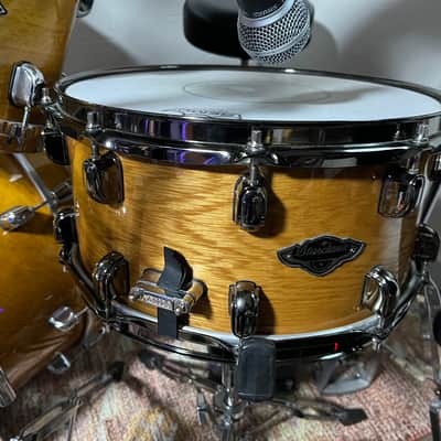 Tama Starclassic Birch/Bubinga Performer 2014 with snare - Honey Amber Gold image 13