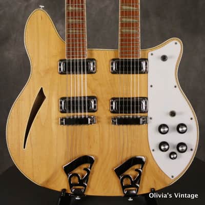 Rickenbacker 362-12 Double Neck w/Checkerboard Binding 1979 Mapleglo image 1