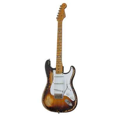 Fender LTD 70th Anniversary '54 Stratocaster Super Heavy Relic WF 2-Color Sunburst - Custom Electric Guitar image 9