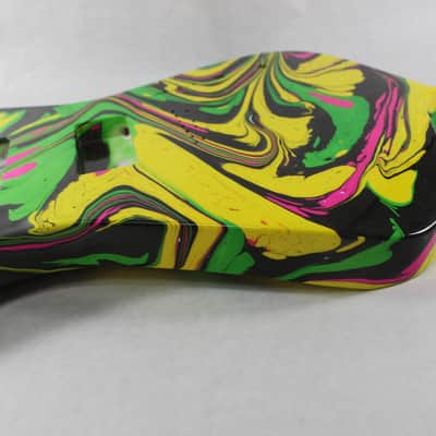 Swirled 7 String Fireman Guitar body Hipshot fits Ibanez RG Necks P711 image 4