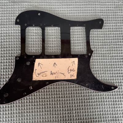 Frank Zappa Personally Owned & Used Black Fender Stratocaster Pickguard image 9