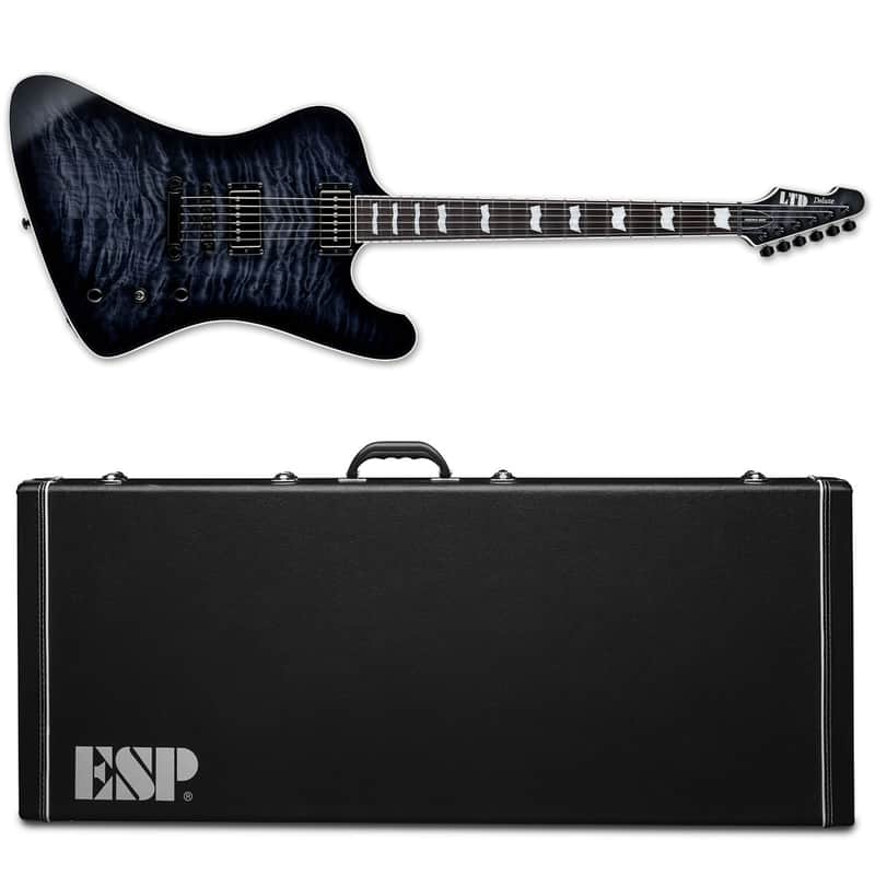 ESP LTD PHOENIX-1000 See Thru Black Sunburst Electric Guitar - Brand New + ESP Hard Case image 1