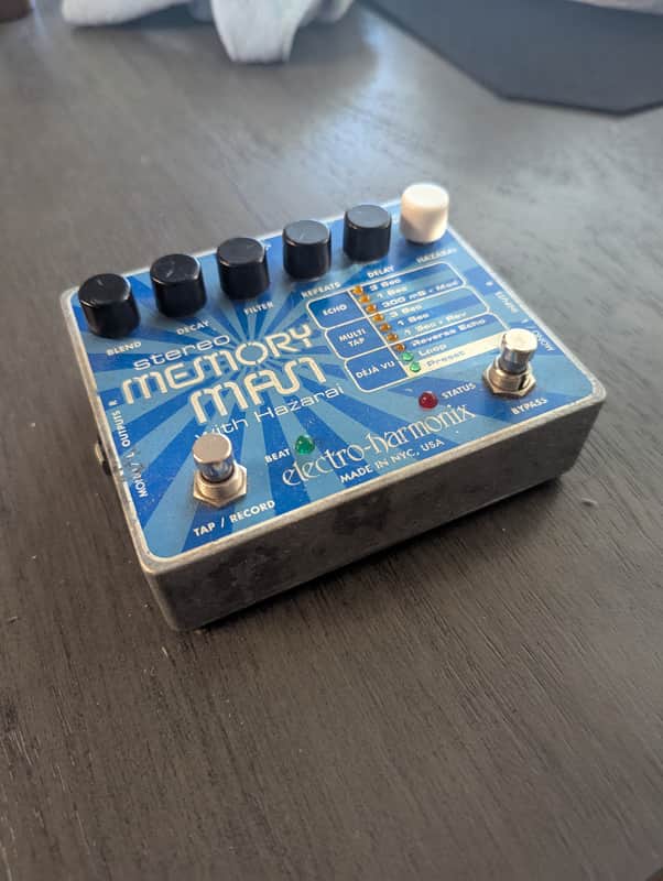 Electro-Harmonix Stereo Memory Man With Hazarai Digital Delay / Looper 2007 - Present - Blue image 1