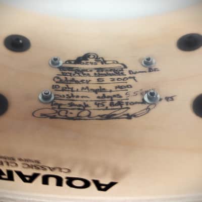 Nashville Drum Dr. White Glass Glitter Snare image 7