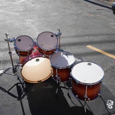 Mapex Armory Studioease 6pc Birch/Maple Shell Pack - Redwood Burst image 8