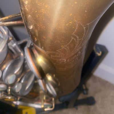 Vintage buescher Aristocrat series III Tenor saxophone, post Big G SN359090 image 14