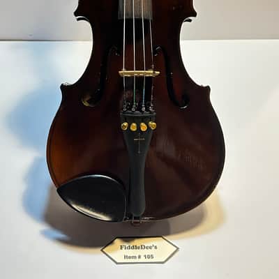 Vintage 4/4 Unlabeled Copy of Antonio Stradivarius 1905-1910 - Dark Finish image 1