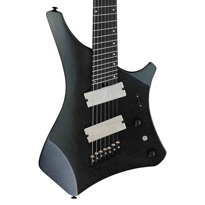 Used Ibanez A527 Alpha Series 7-String Electric Guitar w/ Bag - Iron Pewter image 1