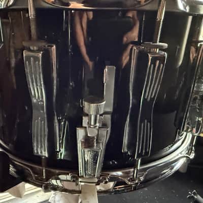 Ludwig Coliseum 14” x 8” Maple Snare Drum 1991 - Black image 4