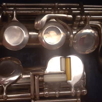 RARE Philipp Hammig Sinfonia Pre-Professional German Silver C Flute Reform Wave Headjoint Adler Wing Offset-G High G/A Trill C#/D# Foot Rollers Split-E image 8