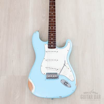 2025 Nash S-67 S-Style Electric Guitar Sonic Blue Medium Aged w/ Lollar, Case & Tags image 2