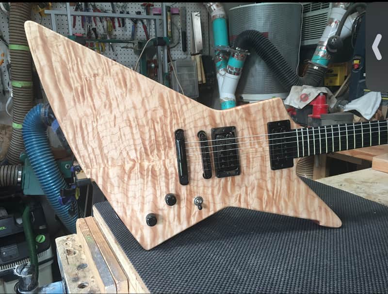 the XPro PLUS Quilt Top Guitar Black Diamond 25-yrs Hand Crafting Guitars In AMERICA image 1