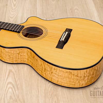 1994 Webber OM-C Cutaway Acoustic Guitar, Spruce & Figured Maple, Near-Mint w/ Case image 11