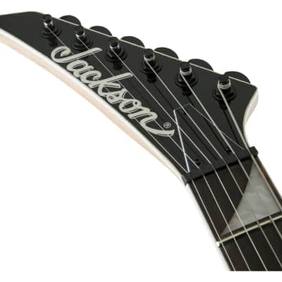 Jackson JS Series JS22 Dinky Arch Top DKA LH - Gloss Black w/ Amaranth FB image 4