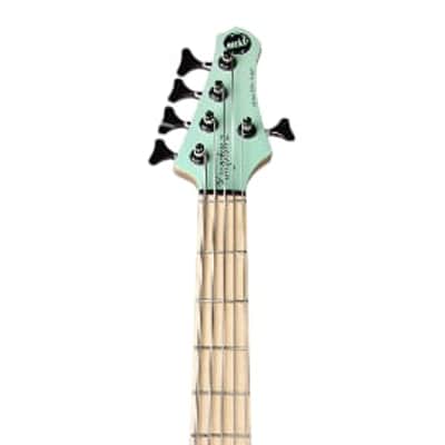 MTD Kingston Kingston Z5 Sea Foam Green (Solid Gloss Finish) Gloss, Maple Fretboard image 5