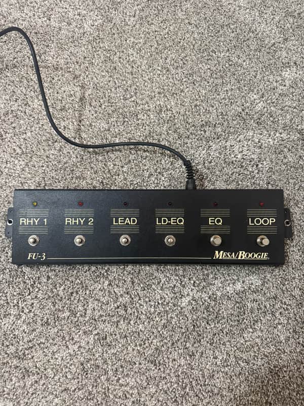 Mesa Boogie FU-3 Footswitch 1990-2008 - Black image 1