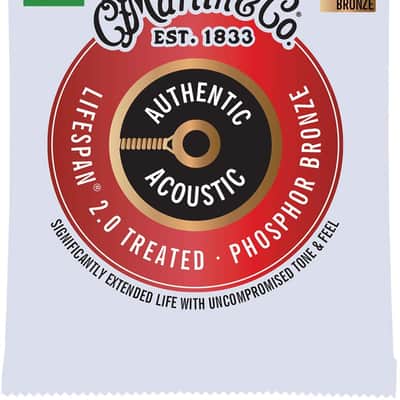 Martin MA530T Lifespan 2.0 Treated Acoustic Phosphor Bronze, Extra Light, 10-47 image 1