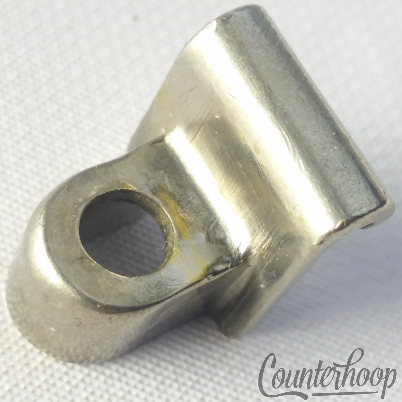 Ludwig Tension T-Rod Clip Single-Flange Rim Floor/Tom/Snare Drum Nickel USA 30s — main photograph