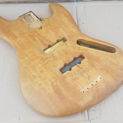 1984 SQUIER by FENDER JAZZ BASS BODY JAPAN JV SERIES image 9