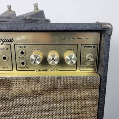 Gretsch Vintage Rogue 7157 Solid-state 2x12 Combo Amp 1968 Local Pickup Only In Milwaukee, WI image 3