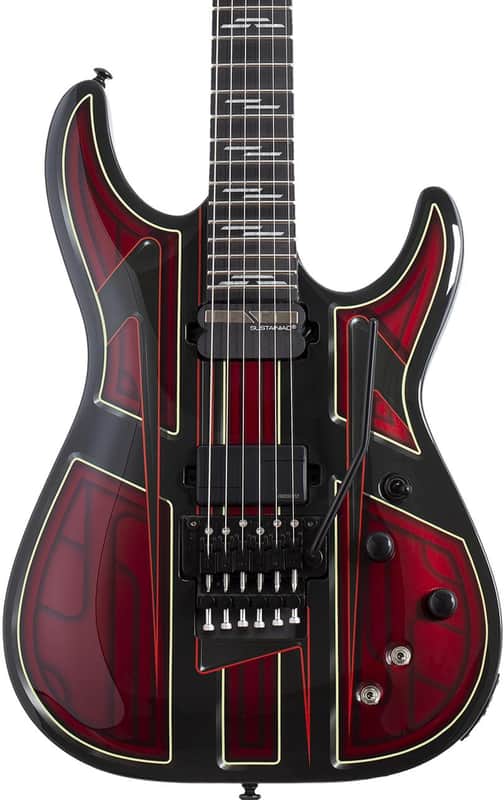 Schecter C-1 FR S Przym Vespid Electric Guitar - Metallic Red  Przym image 1