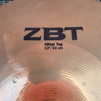 Zildjian ZBT 13" Hi Hat Cymbals Pair Top & Bottom Made in USA image 3