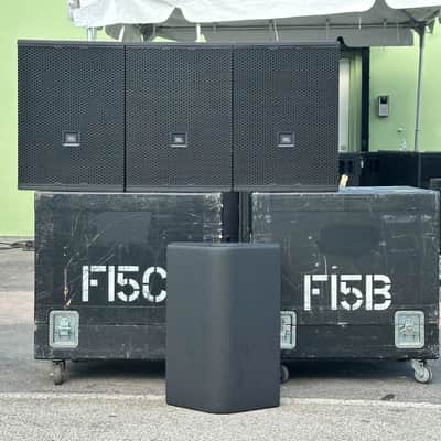 JBL VTX F15 15-inch Bi-Amplified 2-Way Loudspeakers W/ Case (LOT OF 4) THS image 16