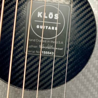 KLŌS Hybrid Travel Guitar purchased new in 2018 or 2019 - carbon fiber composite image 6