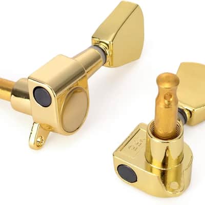 Gold Guitar Parts Set Saddle Bridge Tune-O-Matic Tailpiece and 3L3R Sealed Gear Tuning Pegs Keys Machine Head for Les Paul Electric Guitar image 4
