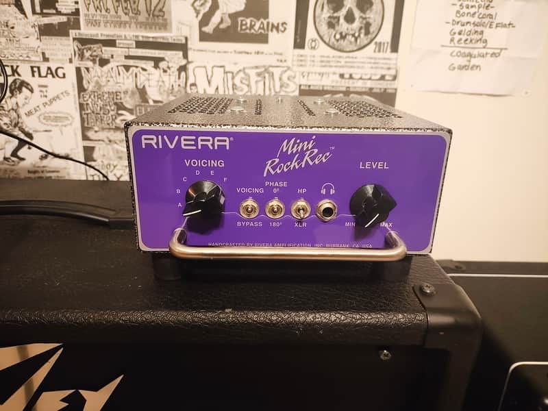 Rivera RockCrusher Mini Rockrec Power Attenuator & Load Box 4/8/16 Ohm 2010s - Purple