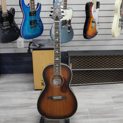 PRS SE P20E Parlor Acoustic Tobacco Sunburst w/ Soft Case image 8