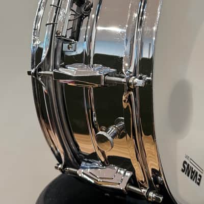 Ludwig No. 400 Super-Ludwig 5x14" 10-Lug Brass Snare Drum with Keystone Badge 1960 - 1963 - Chrome-Plated image 10