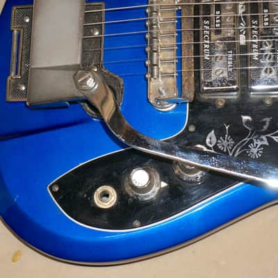 Teisco Del Rey ET-440 et440 Spectrum 4 Electric Guitar MIJ Made In Japan Vintage Blue image 6