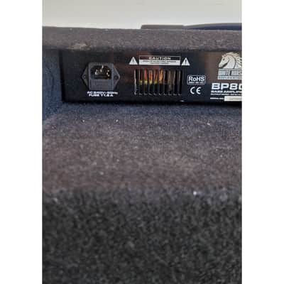 White Horse BP80 - Bass Amplifier - Black - Fair image 16