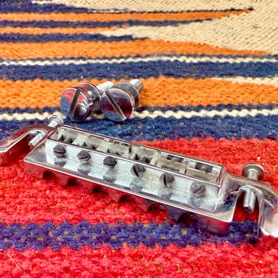 Used Leo Quan Badass Wraparound Guitar Bridge Chrome 1980's Vintage Wrap Bad-Ass image 8