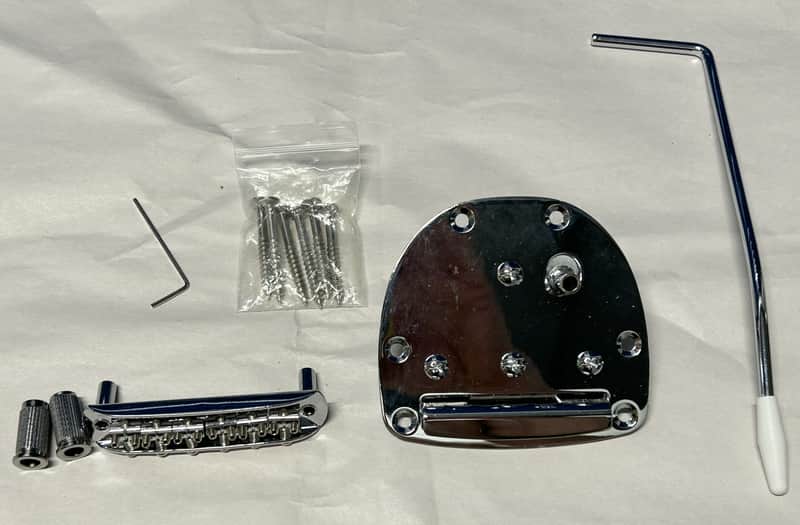 Aftermarket Jazzmaster/Jaguar Tremolo System with Bridge and Arm image 1
