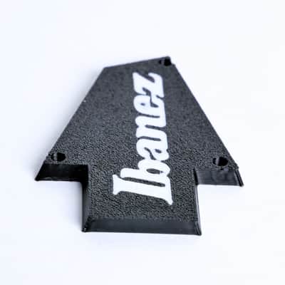 Custom Ibanez Truss Rod Cover for RG & JEM – Classic Logo (White & Black) image 9