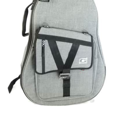 Gator Transit Series Acoustic Guitar Gig Bag - Light Grey image 1