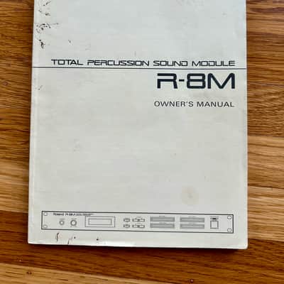 Roland R-8M Owner's Manual 1990