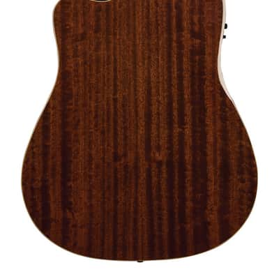 Jasmine JD37CE-NAT Dreadnought Acoustic Electric Guitar - Natural Finish (JD37CE-NAT-U) image 4