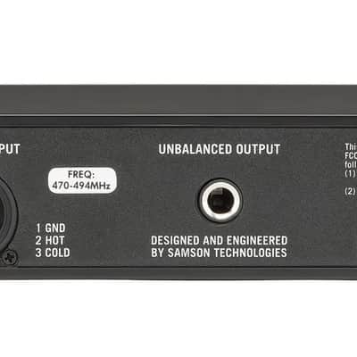 Samson Concert 88x UHF Wireless Guitar System with GC32 Instrument Cable (CB88/CR88x) - D Band image 3