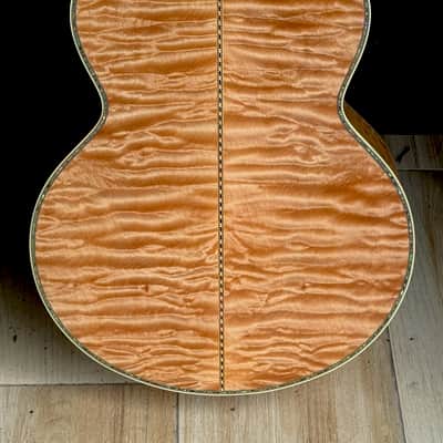 Gibson SJ-200 Quilt Vine  2015 - Insane Quilted Maple all over w/stunning Abalone inlaid on every surface. image 5