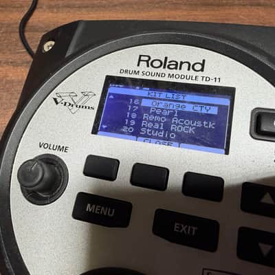 Roland TD-11 V-Drum Module w/Mount, Clamp, VEX, Wiring Harness, & Power -A1C9851 image 16