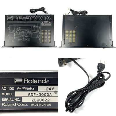 Roland SDE-3000A Digital Delay 1983 - 1994 - Black TGHM image 9